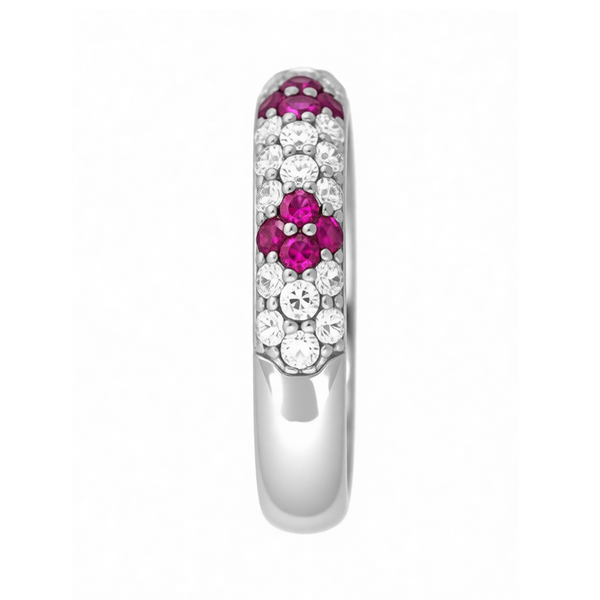 GRANDEUR ROUND LAB GROWN RUBY RING