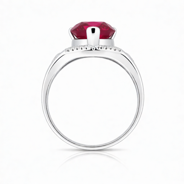GRANDEUR MARQUISE LAB GROWN RUBY RING